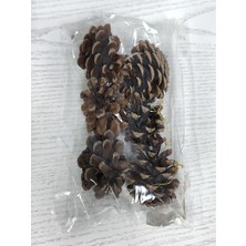 Hg.Aksesuar 6'lı Kozalak Yılbaşı Ağaç Süsü