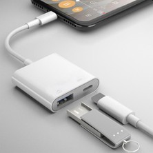 Etiget Apple iPhone & iPad Lightning USB Otg Şarj Dönüştürücü 2'in 1 Adaptör