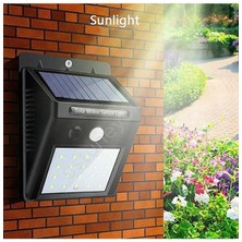Petrix Solar Dış Mekan Kapı Önü Aydınlatma 20 LED