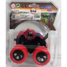 Maxx Wheels Big Foot 4x4 Sürtmeli Araba - Kırmızı