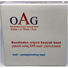 Oag Kendinden Eriyen Kauçuk Bant 50 mm 0,76 mm 8 M