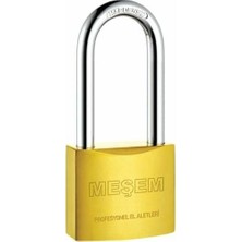 AlanSansli Asma Kilit Sarı Uzun Kanca 50 mm