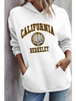 Unisex California Baskılı Sweatshirt