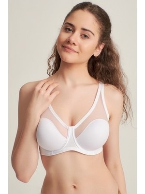 Le Jardin Lingerie Le Jardin 9200 B Cup Kadın Tül Detaylı Desteksiz Toparlayıcı Sütyen