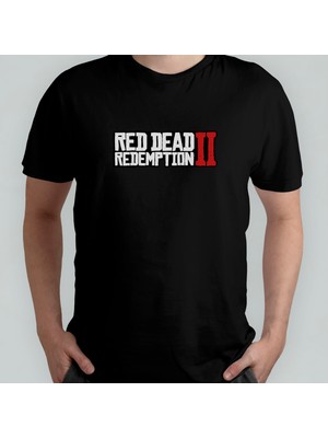 Pixxa Red Dead Redemption %100 Pamuklu Bisiklet Yaka T-Shirt Model - 1