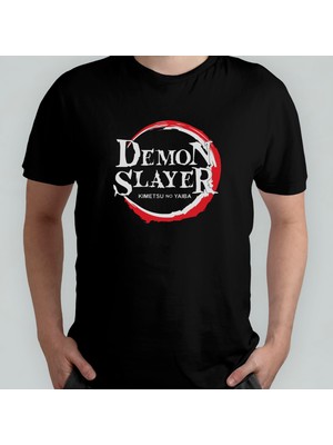 Pixxa Demon Slayer %100 Pamuklu Bisiklet Yaka T-Shirt Model - 1