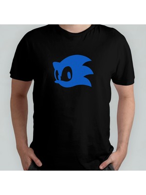 Pixxa Sonic %100 Pamuklu Bisiklet Yaka T-Shirt Model - 1