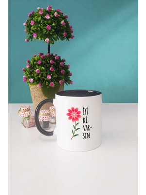 İyi Ki Varsın Doğum Günü Hediyesi Kupa Bardak Siyah