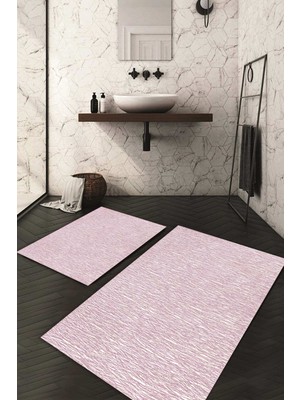 Napoli Home Dijital Baskılı Kaymaz Taban Yıkanabilir 2'li Klozet Takımı Banyo Paspası NDKZ-HT-390