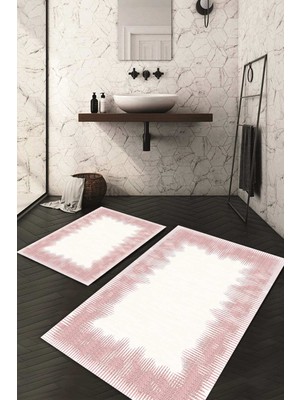 Napoli Home Dijital Baskılı Kaymaz Taban Yıkanabilir 2'li Klozet Takımı Banyo Paspası NDKZ-HT-1037