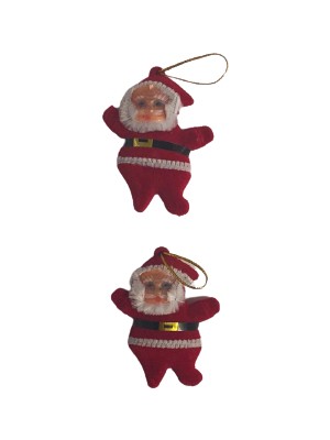 Event Party Store  Yılbaşı Ağaç Süsü Noelbaba 2'li 6 cm