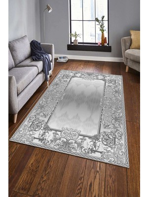 Napoli Home Dijital Baskılı Kaymaz Taban Yıkanabilir Klasik Şık Salon Halısı Mutfak Halısı Yolluk Nd-Hk-85