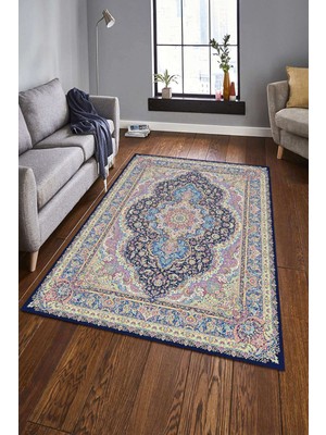 Napoli Home Dijital Baskılı Kaymaz Taban Yıkanabilir Klasik Şık Salon Halısı Mutfak Halısı Yolluk Nd-Hk-44