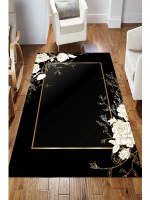 Napoli Home Dijital Kaymaz Taban Yıkanabilir Salon Halısı Mutfak Halısı Koridor Halısı Yolluk ND-HS-272