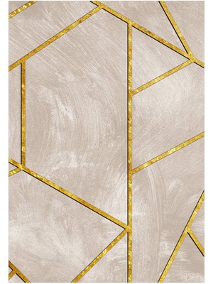 Napoli Home Dijital Kaymaz Taban Yıkanabilir Salon Halısı Mutfak Halısı Koridor Halısı Yolluk ND-HS-318