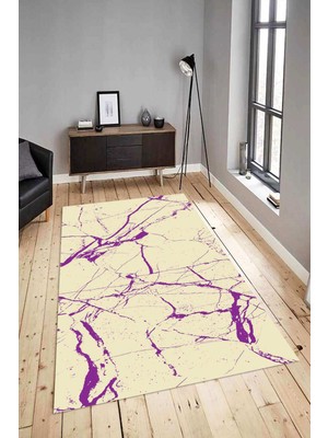 Napoli Home Dijital Baskılı Yıkanabilir Kaymaz Modern Renkli Salon Halısı Mutfak Halısı Yolluk ND-HY-1163