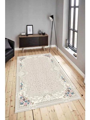 Napoli Home Dijital Baskılı Yıkanabilir Kaymaz Modern Renkli Salon Halısı Mutfak Halısı Yolluk ND-HY-1065