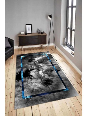 Napoli Home Dijital Baskılı Yıkanabilir Kaymaz Modern Renkli Salon Halısı Mutfak Halısı Yolluk ND-HY-1444