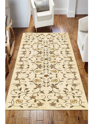 Napoli Home Dijital Kaymaz Taban Yıkanabilir Salon Halısı Mutfak Halısı Koridor Halısı Yolluk ND-HS-197