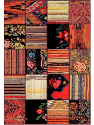 Napoli Home Dijital Baskılı Yıkanabilir Kaymaz Modern Renkli Salon Halısı Mutfak Halısı Yolluk ND-HY-1104