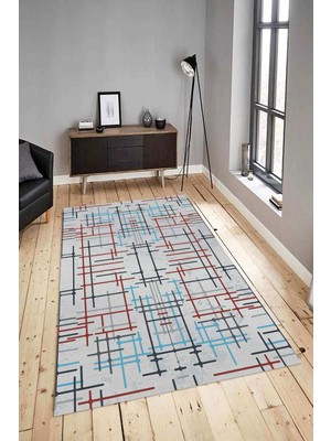 Napoli Home Dijital Baskılı Yıkanabilir Kaymaz Modern Renkli Salon Halısı Mutfak Halısı Yolluk ND-HY-1329