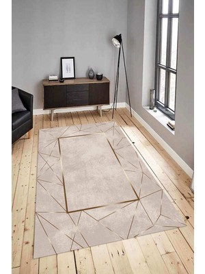 Napoli Home Dijital Baskılı Yıkanabilir Kaymaz Modern Renkli Salon Halısı Mutfak Halısı Yolluk ND-HY-862