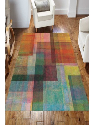 Napoli Home Dijital Kaymaz Taban Yıkanabilir Salon Halısı Mutfak Halısı Koridor Halısı Yolluk ND-HS-231