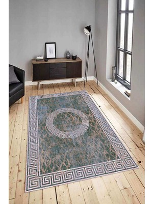 Napoli Home Dijital Baskılı Yıkanabilir Kaymaz Modern Renkli Salon Halısı Mutfak Halısı Yolluk ND-HY-1287