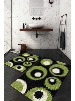 Napoli Home Dijital Baskılı Kaymaz Taban Yıkanabilir 2'li Klozet Takımı Banyo Paspası NDKZ-SD-1099