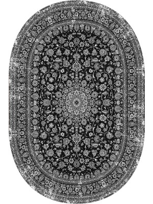 Napoli Home Dijital Baskılı Kaymaz Taban Yıkanabilir Oval 2'li Klozet Takımı Banyo Paspası NOKZ-HT-125