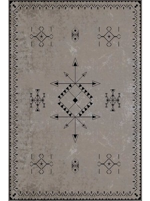 Napoli Home Dijital Baskılı Kaymaz Taban Yıkanabilir 2'li Klozet Takımı Banyo Paspası NDKZ-SD-957