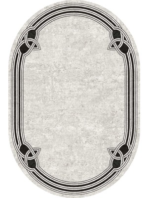 Napoli Home Dijital Baskılı Kaymaz Taban Yıkanabilir Oval 2'li Klozet Takımı Banyo Paspası NOKZ-HT-236