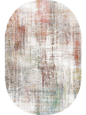 Napoli Home Dijital Baskılı Kaymaz Taban Yıkanabilir Oval 2'li Klozet Takımı Banyo Paspası NOKZ-HY-1285