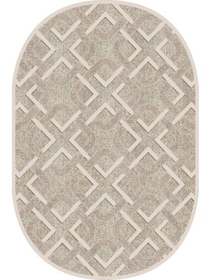 Napoli Home Dijital Baskılı Kaymaz Taban Yıkanabilir Oval 2'li Klozet Takımı Banyo Paspası NOKZ-SD-1000