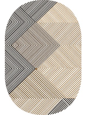 Napoli Home Dijital Baskılı Kaymaz Taban Yıkanabilir Oval 2'li Klozet Takımı Banyo Paspası NOKZ-SD-1026