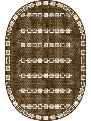 Napoli Home Dijital Baskılı Kaymaz Taban Yıkanabilir Oval 2'li Klozet Takımı Banyo Paspası NOKZ-SD-1012