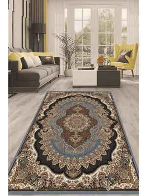Napoli Home Dijital Kaymaz Taban Yıkanabilir Modern Renkli Salon Halısı Mutfak Halısı Yolluk Nd-Ht-52