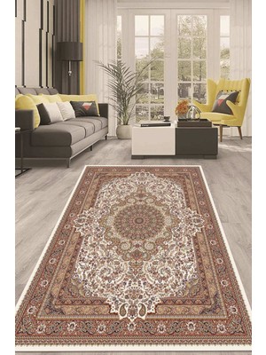 Napoli Home Dijital Kaymaz Taban Yıkanabilir Modern Renkli Salon Halısı Mutfak Halısı Yolluk Nd-Ht-40