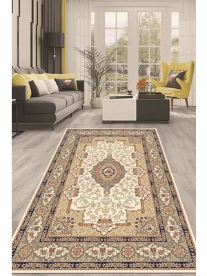 Napoli Home Dijital Kaymaz Taban Yıkanabilir Modern Renkli Salon Halısı Mutfak Halısı Yolluk Nd-Ht-41