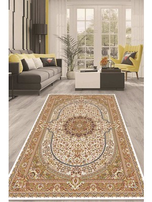 Napoli Home Dijital Kaymaz Taban Yıkanabilir Modern Renkli Salon Halısı Mutfak Halısı Yolluk Nd-Ht-72