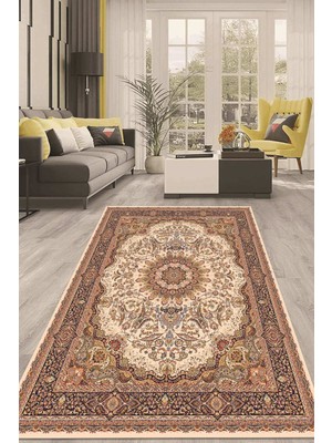 Napoli Home Dijital Kaymaz Taban Yıkanabilir Modern Renkli Salon Halısı Mutfak Halısı Yolluk Nd-Ht-65