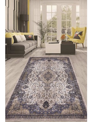 Napoli Home Dijital Kaymaz Taban Yıkanabilir Modern Renkli Salon Halısı Mutfak Halısı Yolluk ND-HT-337