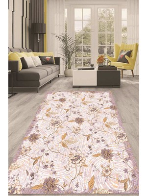 Napoli Home Dijital Kaymaz Taban Yıkanabilir Modern Renkli Salon Halısı Mutfak Halısı Yolluk ND-HT-142