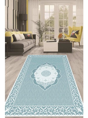 Napoli Home Dijital Kaymaz Taban Yıkanabilir Modern Renkli Salon Halısı Mutfak Halısı Yolluk ND-HT-1468