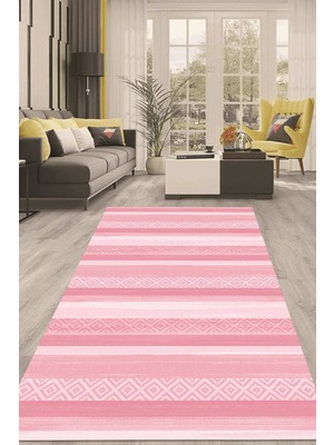 Napoli Home Dijital Kaymaz Taban Yıkanabilir Modern Renkli Salon Halısı Mutfak Halısı Yolluk ND-HT-1012