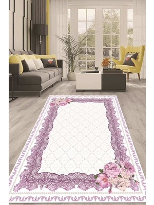 Napoli Home Dijital Kaymaz Taban Yıkanabilir Modern Renkli Salon Halısı Mutfak Halısı Yolluk ND-HT-1075