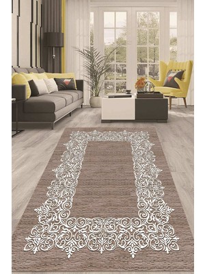 Napoli Home Dijital Kaymaz Taban Yıkanabilir Modern Renkli Salon Halısı Mutfak Halısı Yolluk ND-HT-1484