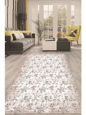 Napoli Home Dijital Kaymaz Taban Yıkanabilir Modern Renkli Salon Halısı Mutfak Halısı Yolluk ND-HT-448