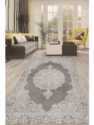 Napoli Home Dijital Kaymaz Taban Yıkanabilir Modern Renkli Salon Halısı Mutfak Halısı Yolluk ND-HT-1047