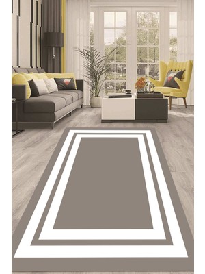 Napoli Home Dijital Kaymaz Taban Yıkanabilir Modern Renkli Salon Halısı Mutfak Halısı Yolluk ND-HT-1264